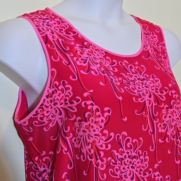 Bob Mackie Women's Silk Tank Blouse Size Medium Wearable Art To Wear Artsy - Picture 5 of 11